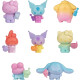 Hello Kitty and Friends Ombre Tropical Party, figura de 2 pulgadas, paquete de 8 unidades Hello Kitty and Friends Ombre Tropical Party, figura de 2 pulgadas, paquete de 8 unidades