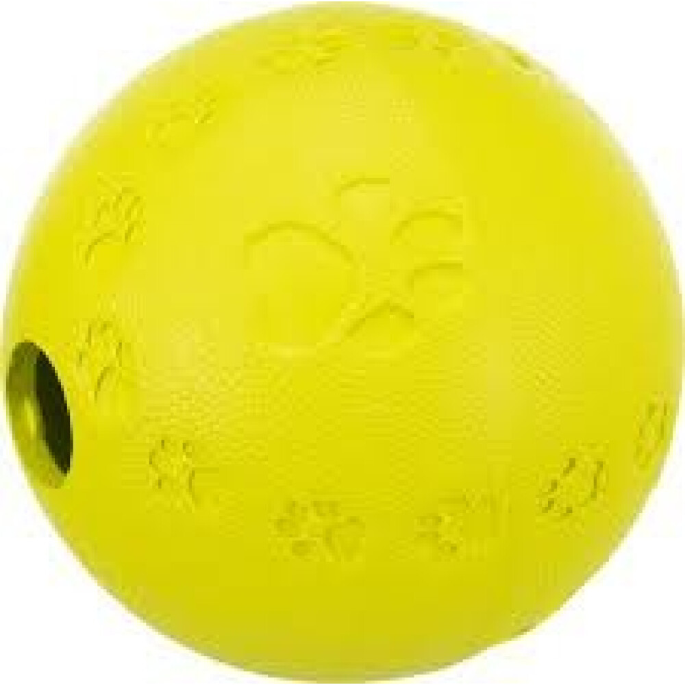 SNACK BALL, NATURAL RUBBER, Ø 9 CM, LIME SNACK BALL, NATURAL RUBBER, Ø 9 CM, LIME