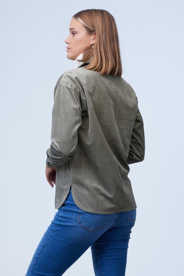 Sobrecamisa Corderoy OLIVA
