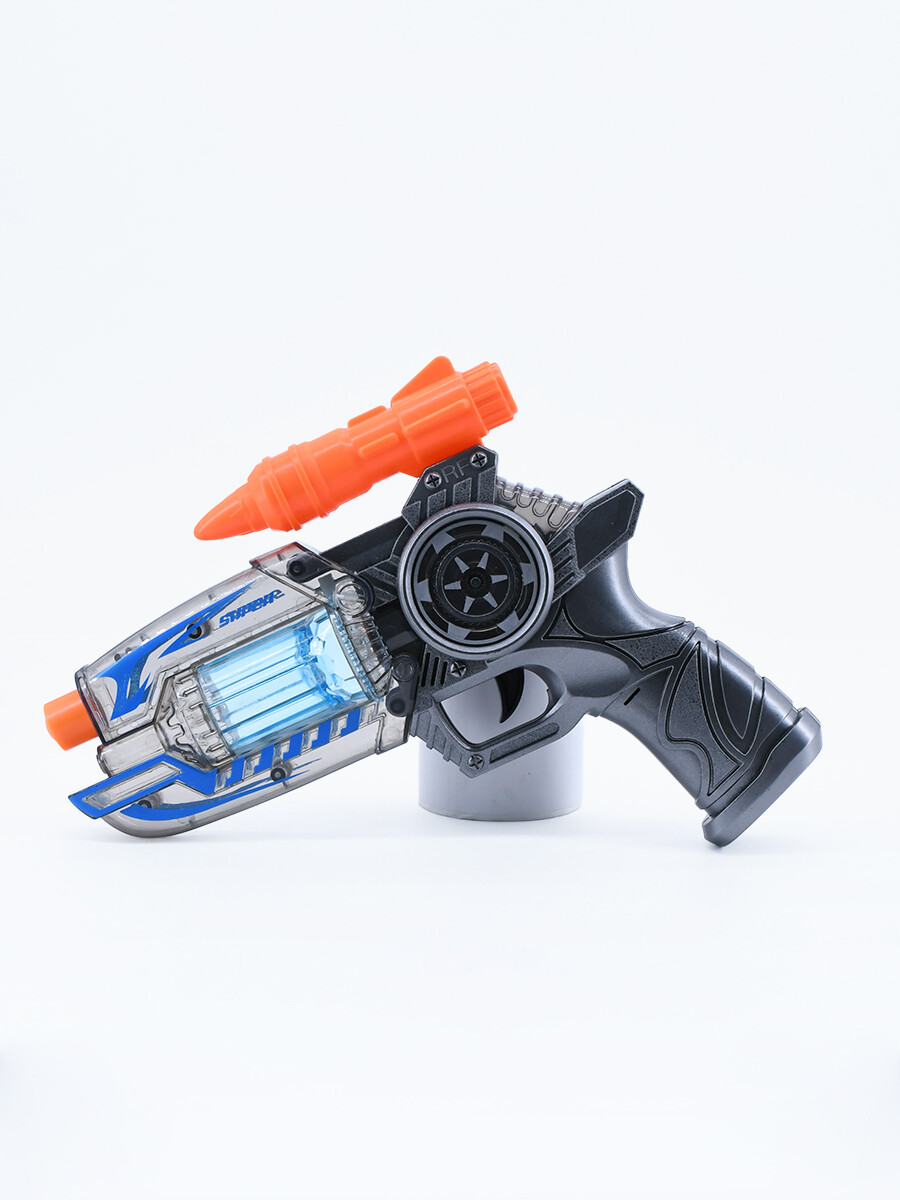 PISTOLA SPACE CON LUCES - GRIS 