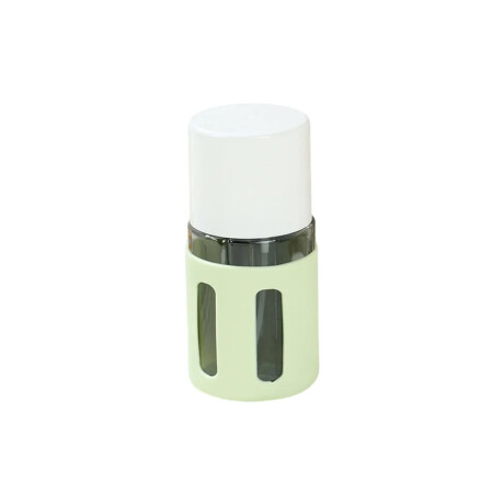 Set de 4 frasquitos con estuche rÃ­gido para viaje Verde