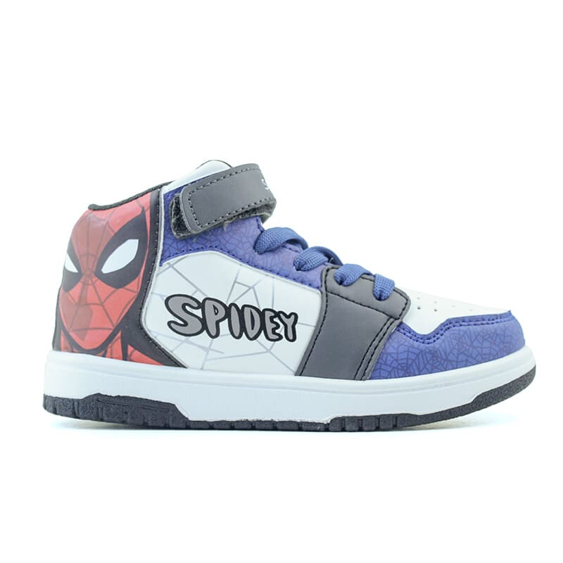 Championes Marvel Spiderman Basket de Niños - SPICFW23096 Blanco-azul