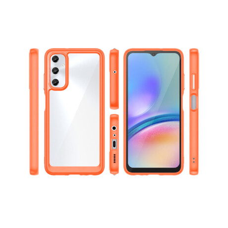 Case Transparente con Borde de Color Samsung A34 Orange