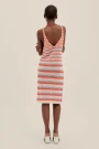 STRIPED KNIT DRESS Cadaques Bubblegum
