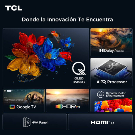 Smart TV TCL 55 QLED 4K GOOGLE TV 55TC6