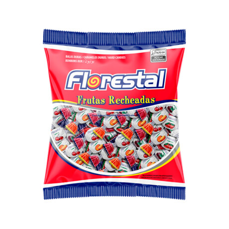 Caramelo FLORESTAL duro bolsa x120u 500grs Frutas Rellenas