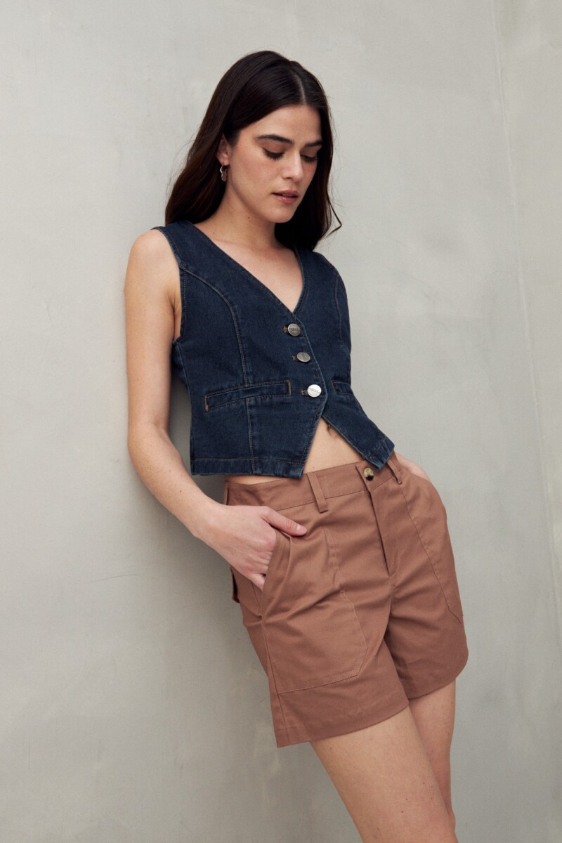 SHORT TAKAI Marron