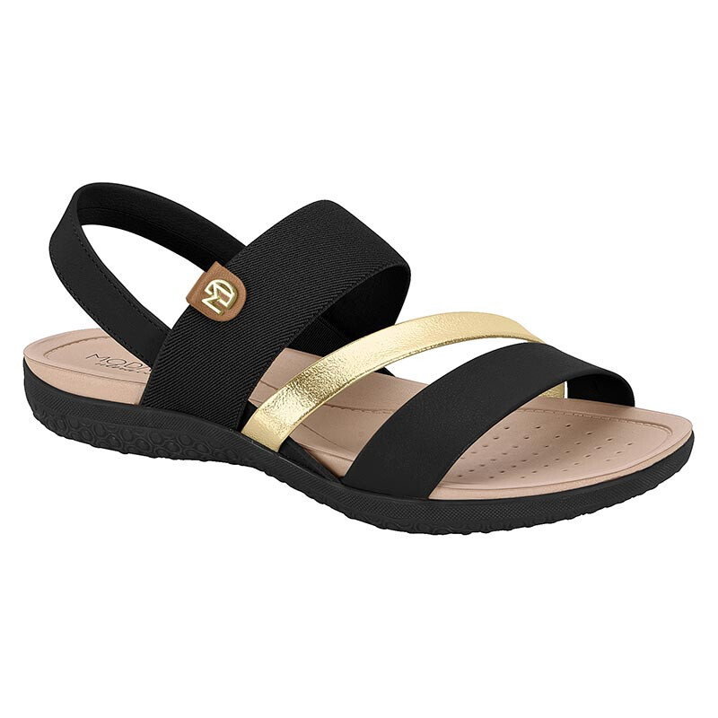 Sandalia Modare Mujer 7125.233-30733 Negro-dorado