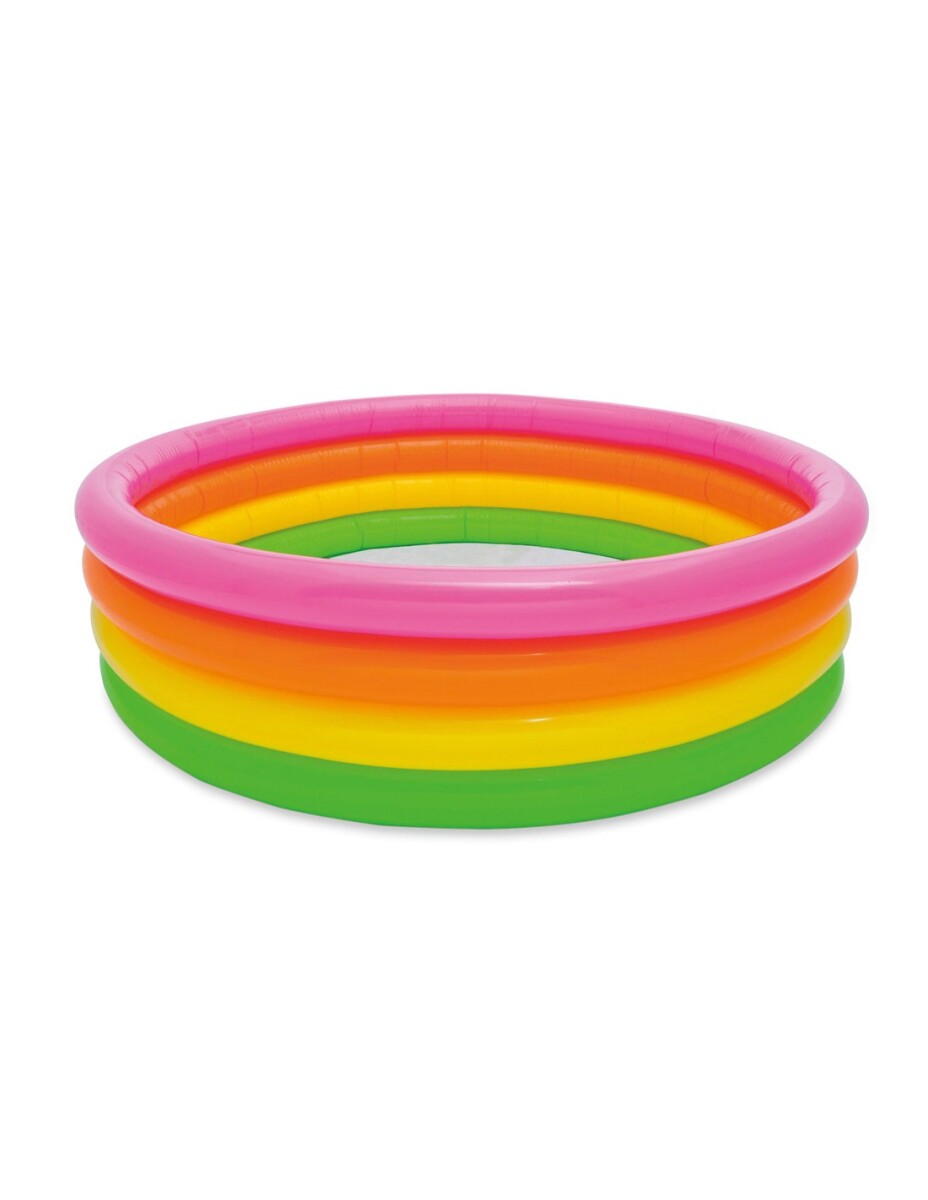 INTEX PISCINA INFLABLE NIÑOS REDONDA 4 AROS 617 LT 