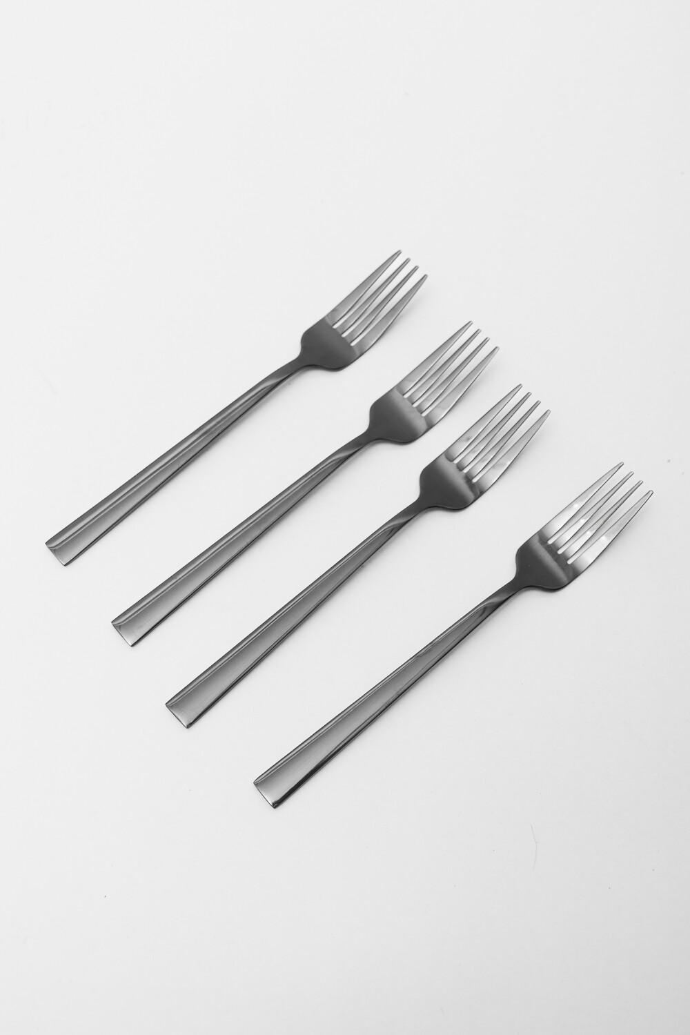 Tenedor Asher Set 4un. Negro Brillante Color Unico