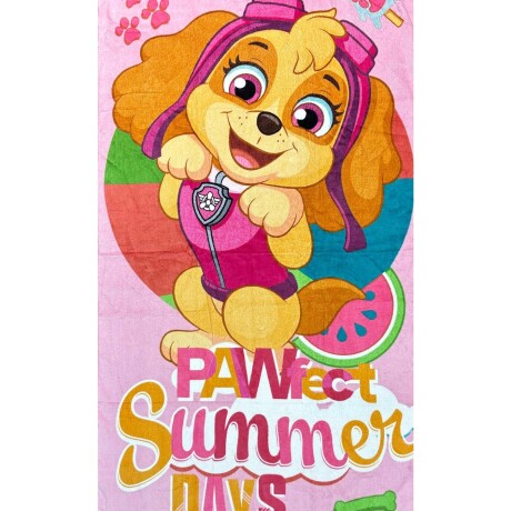 TOALLA PLAYERA 70X130 PAW PATROL SUMMER DAY 001