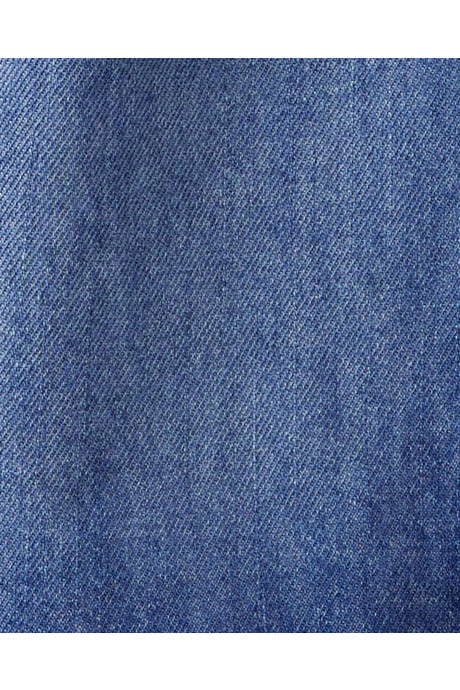 Vestido jean con botones Sin color