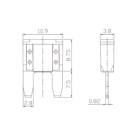 FUSIBLE - ATN MINI ATO 7.5 AMP - FUSIBLE - ATN MINI ATO 7.5 AMP -