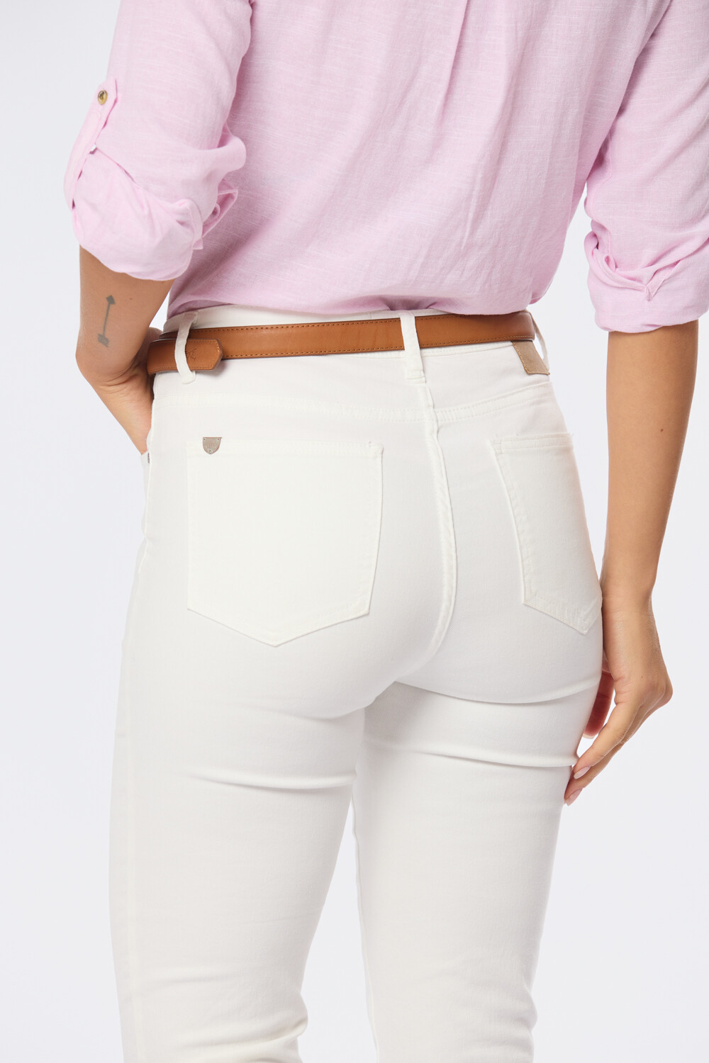 PANTALÓN 5 BOLSILLOS Blanco