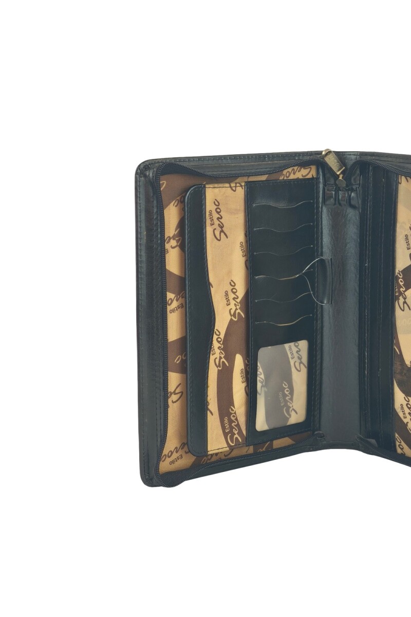 El Dosier Compacto para Organización y Estilo Personal Negro