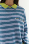 Sweater Boxy Petróleo