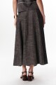 FALDA LINO RAYA NEGRO