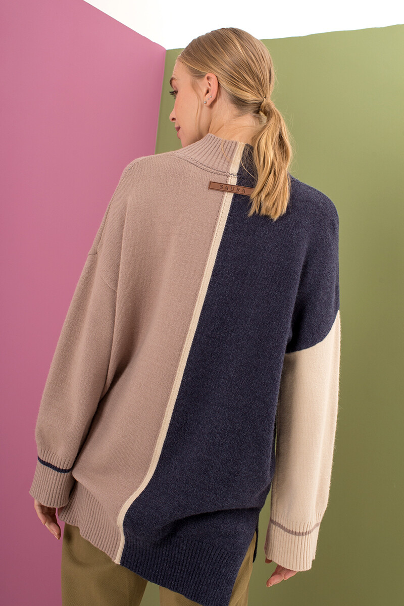 Sweater Ludo Long Azul