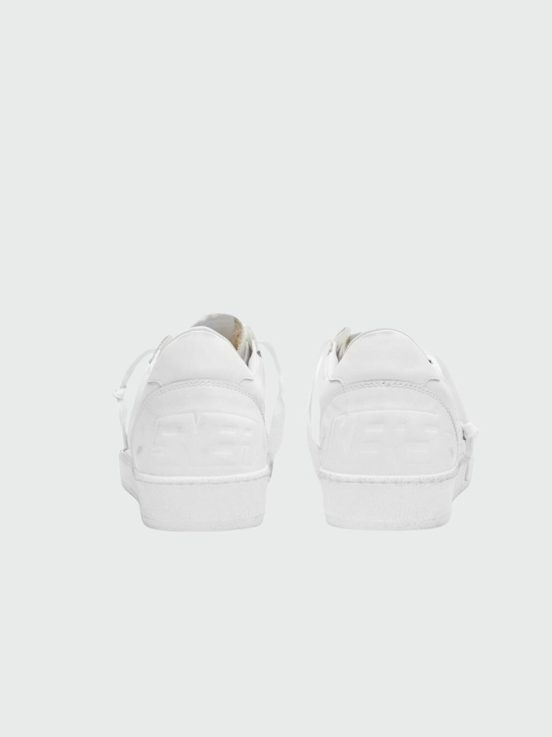 Golden Goose-Championes de cuero acordonados, Ball star Blanco