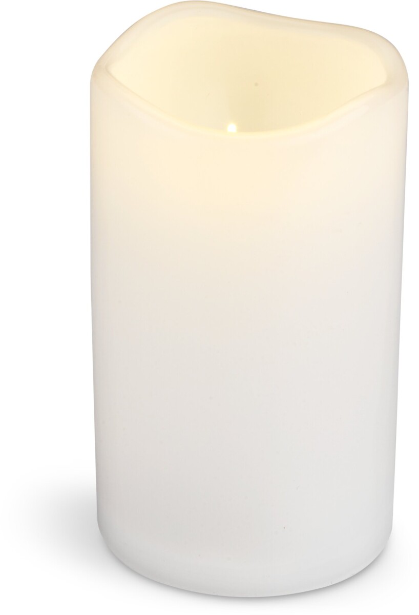 Vela pilar LED SOREN Ø8xA10cm blanco 