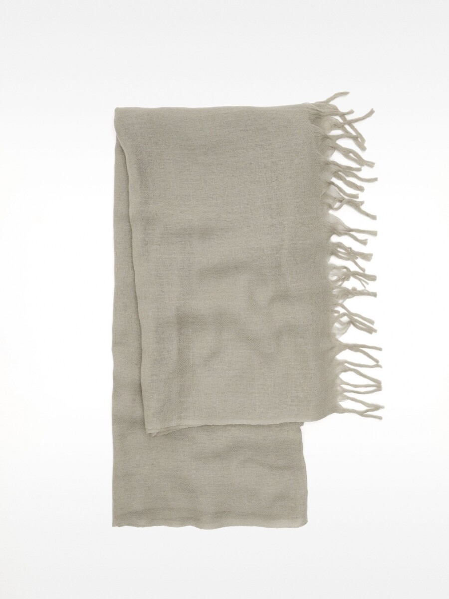 Pashmina De Lana gris