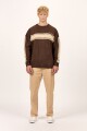 SWEATER STEP UP H-marron
