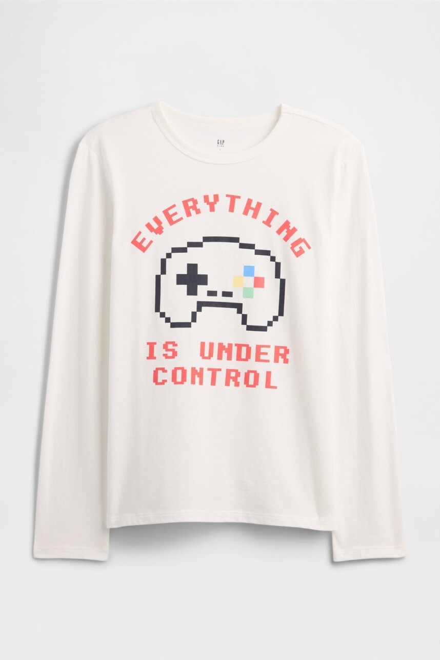 Remera Gráfico Niño New Off White