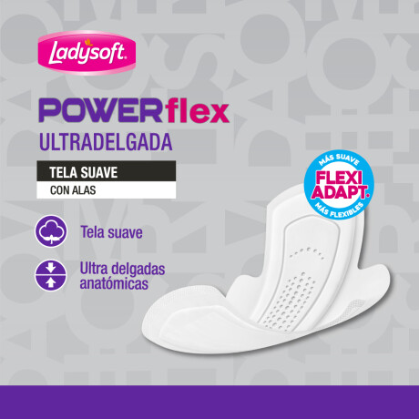 Toallitas Femeninas Ladysoft Toa Power Fle 16 Unidades Toallitas Femeninas Ladysoft Toa Power Fle 16 Unidades