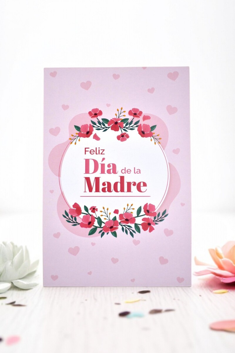 Tarjeta día de la madre 10x15. - DISEÑO 2 
