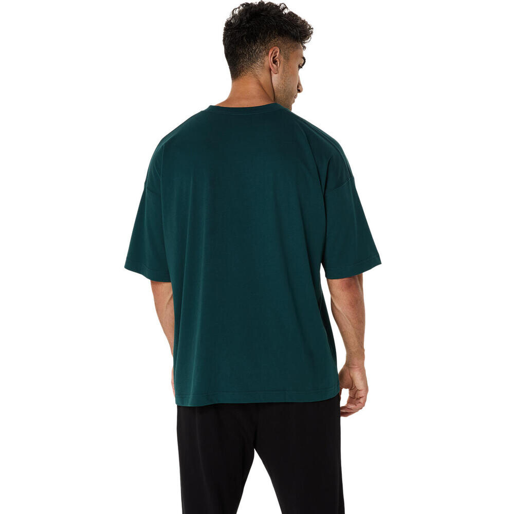 Graphic Relaxed Tee - Hombre Saxon Green