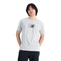 Remera New Balance de hombre - MT33512AG GREY