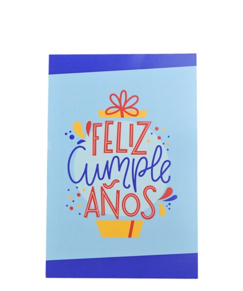 Tarjeta cumpleaños 10x15. DISEÑO 7