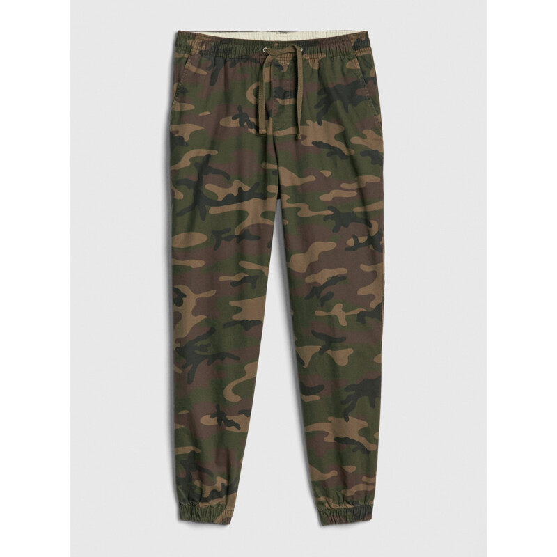 WOVEN JOGGER NEW GREEN CAMO