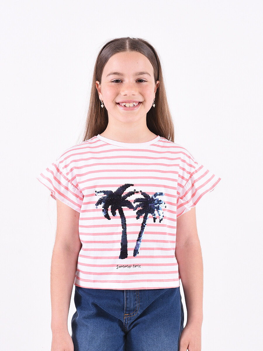 BLUSA PALMERA - ROSADO 