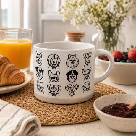 Mug de Ceramica 360Ml - Por Unidad Perros