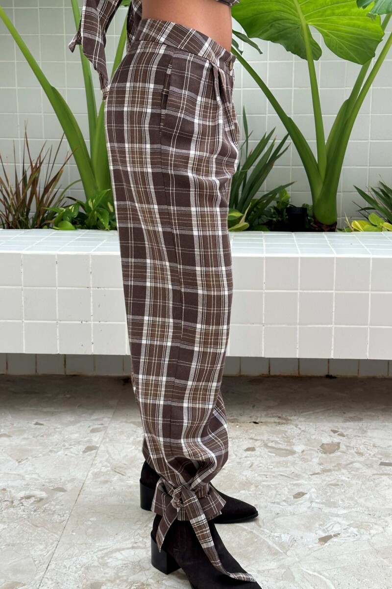 Pantalon Ter Marron/Crudo