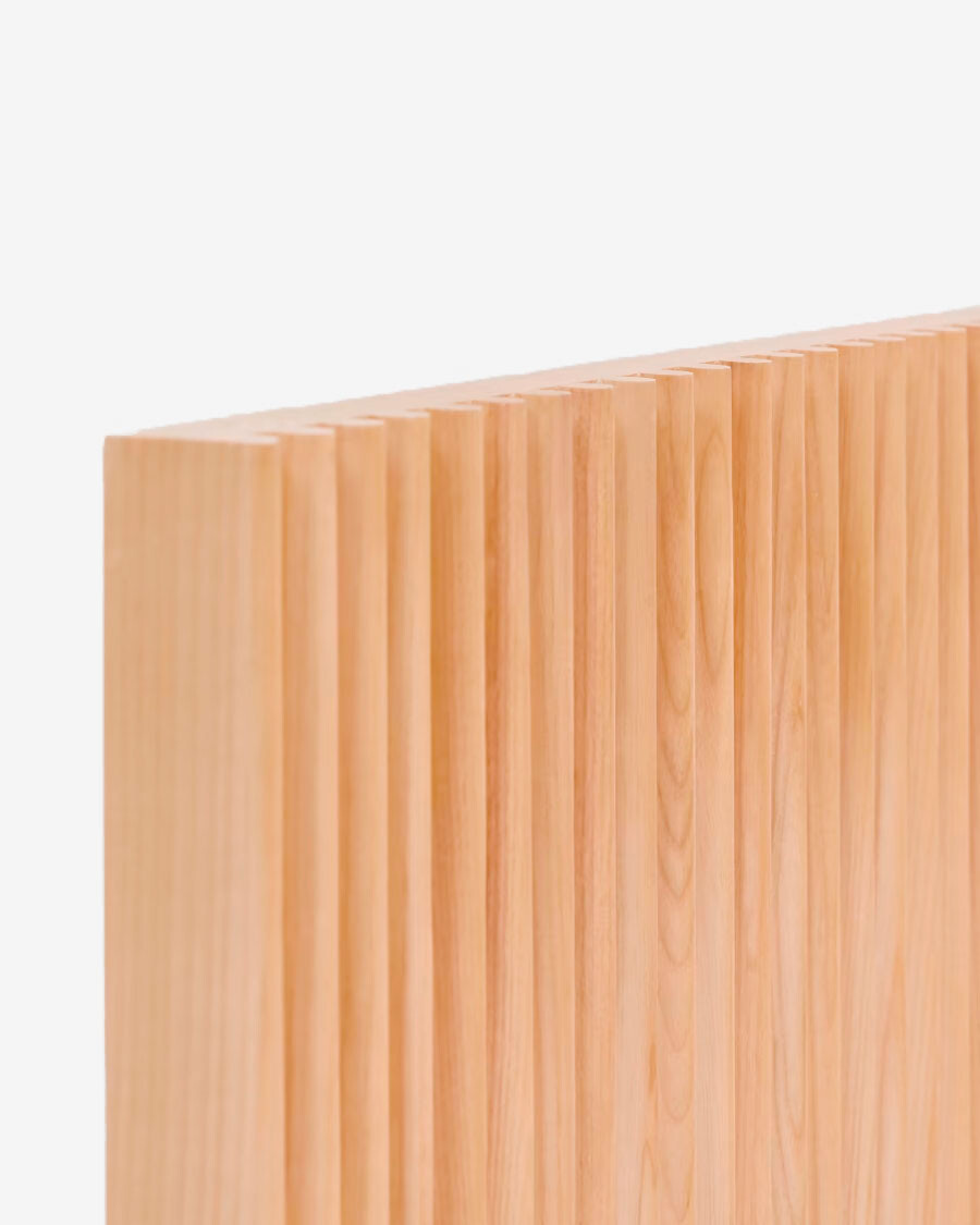 Cabecero Beyla de madera maciza de fresno para cama de 160 cm Cabecero Beyla de madera maciza de fresno para cama de 160 cm