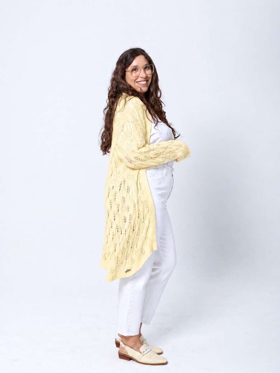 Saco Celeste Amarillo