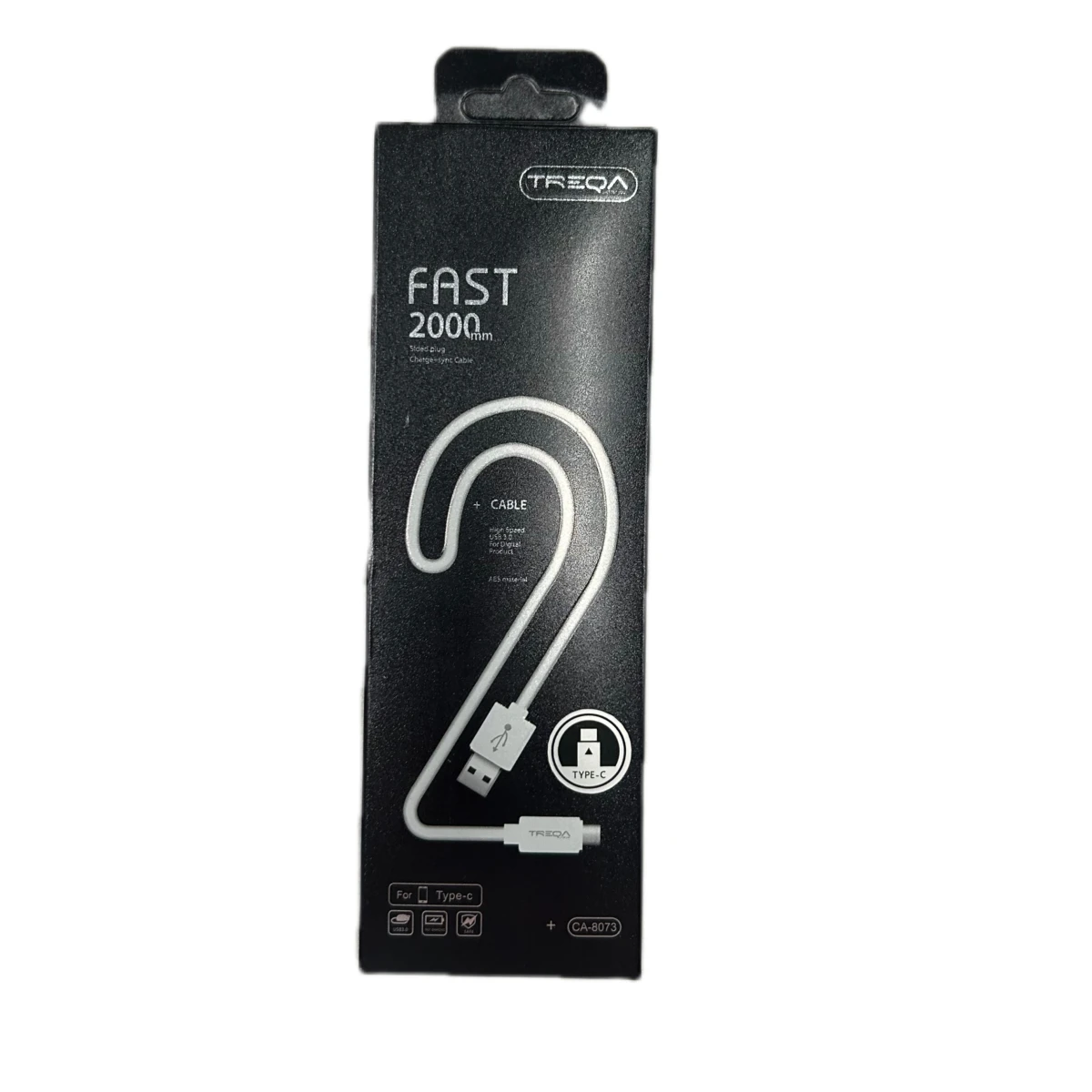 CABLE CELULAR USB TIPO C CARGA RÁPIDA 2 METROS 