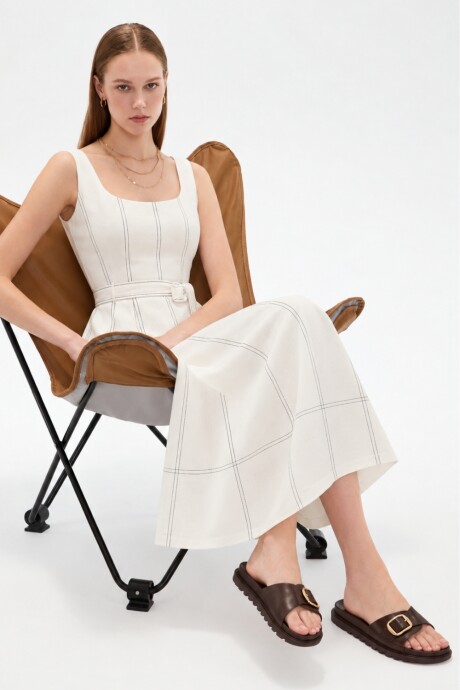 Vestido Caroa Marfil / Off White