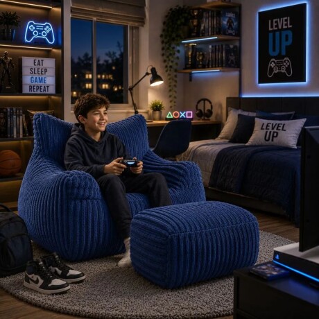 Sillon Infantil Cloudy Azul