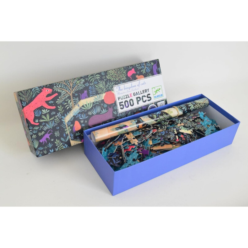 Puzzle Gallery Reino de los Gatos 500 Djeco Puzzle Gallery Reino de los Gatos 500 Djeco