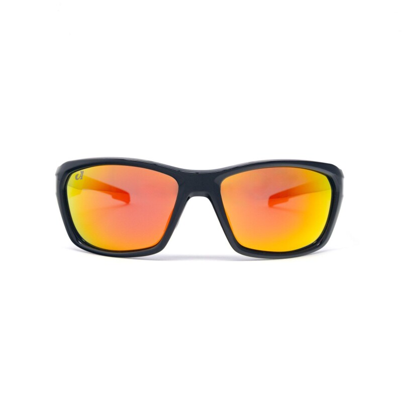 Lentes de Sol Arye Polarizados Armazón Negro Mate Mate Rojo