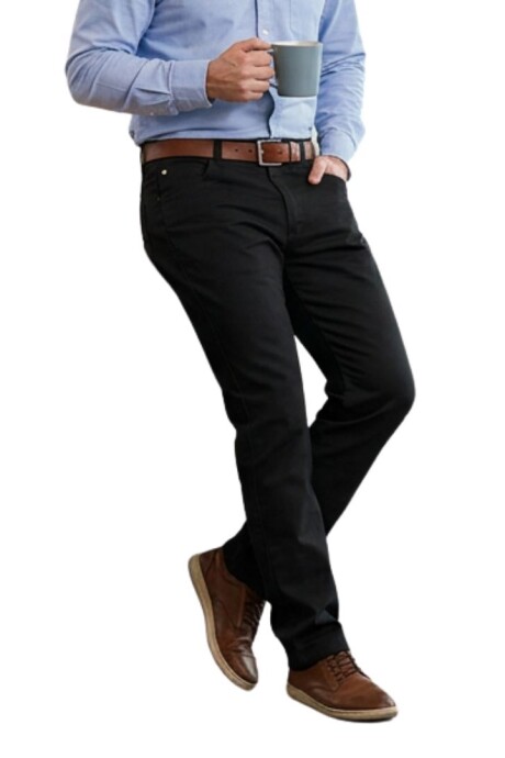 Pantalón gabardina de trabajo Negro