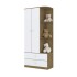 Ropero Labirinto I117 2P Henn Rustico+blanco Ropero Labirinto I117 2P Henn Rustico+blanco
