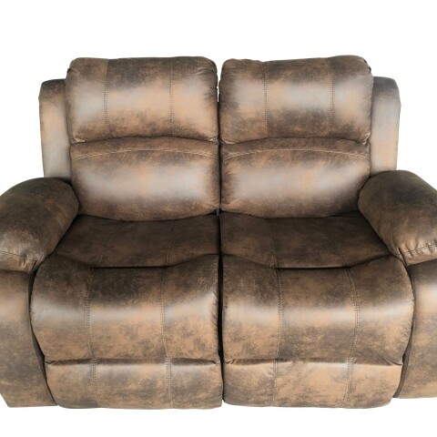 RECLINER SOFA L6611 2 CUERPOS MARRON RECLINER SOFA L6611 2 CUERPOS MARRON
