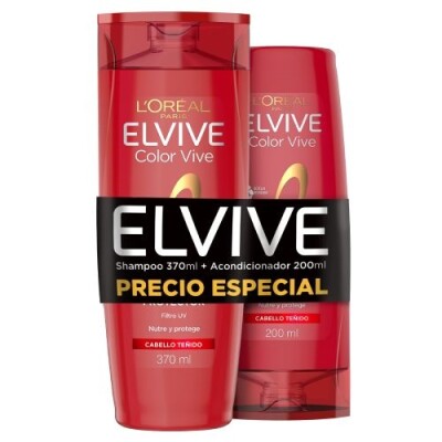 Shampoo Elvive Colorvive 370 Ml. + Acondicionador 200 Ml. Shampoo Elvive Colorvive 370 Ml. + Acondicionador 200 Ml.