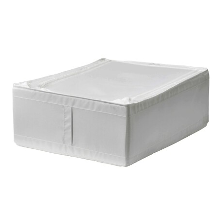 Caja Organizadora Tapa Cierre 55x44x19 Plegable Impermeable Blanco