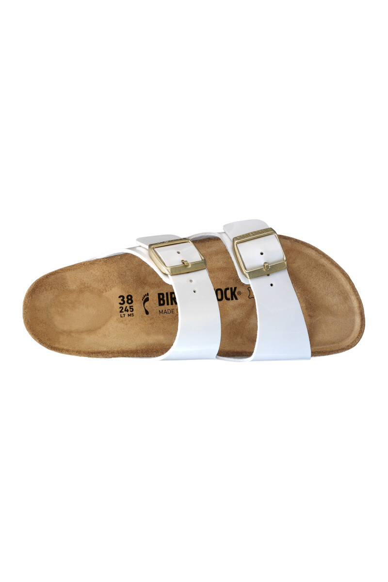 Sandalia Arizona Birko Flor - Regular Blanco