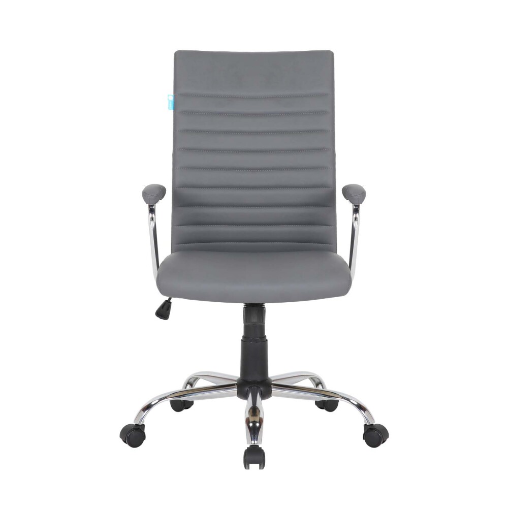 SILLA DE ESCRITORIO MALLA-Y-METAL GRIS D-218